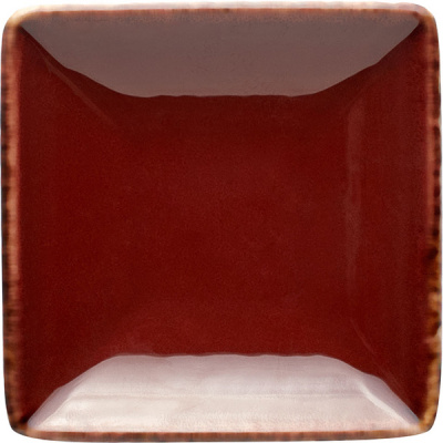 фото Блюдо steelite квадратное «террамеса мокка» фарфор 10х10 см