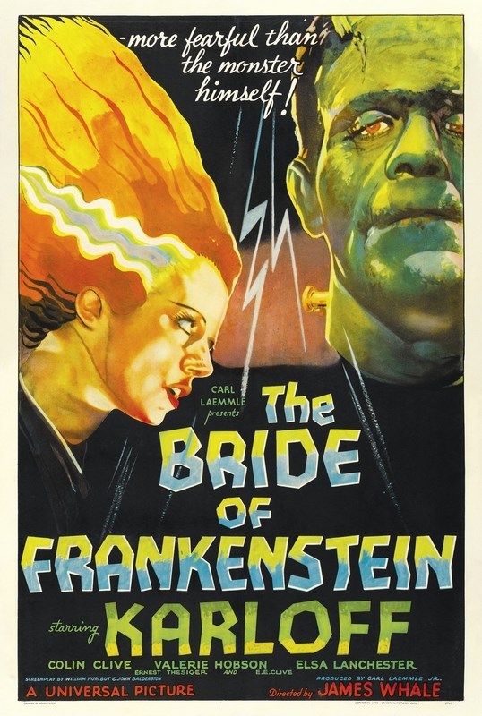 

Постер к фильму "Невеста Франкенштейна" (Bride of Frankenstein) Оригинальный 68,6x101,6 см