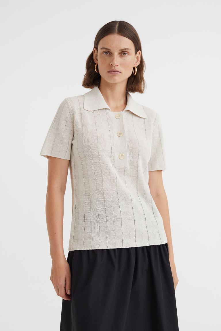 

Футболка женская H&M 1090954001 белая L, 1090954001