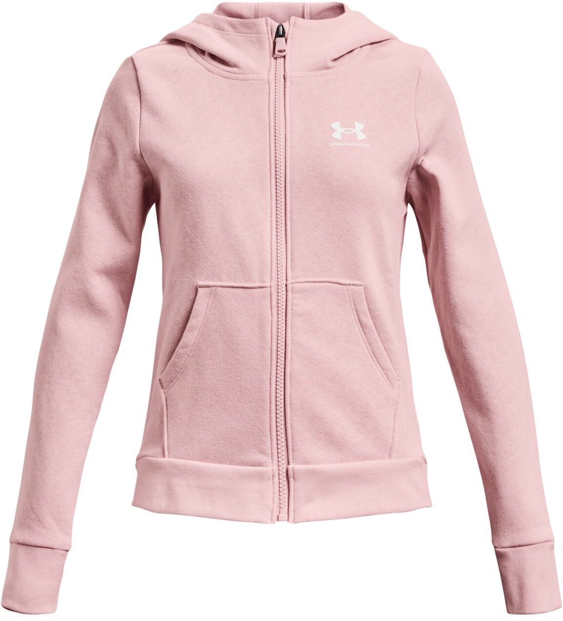 Толстовка детская Under Armour Rival Fleece Lu Fz Hoodie, розовый, 152