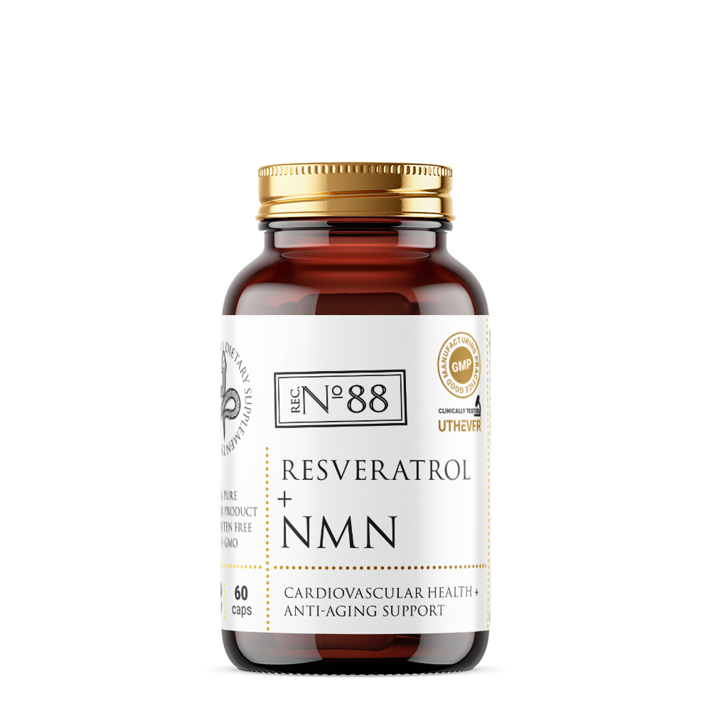 Ресвератрол + НМН Long Life Recipes Resveratrol + NMN капсулы 400 мг 60 шт.