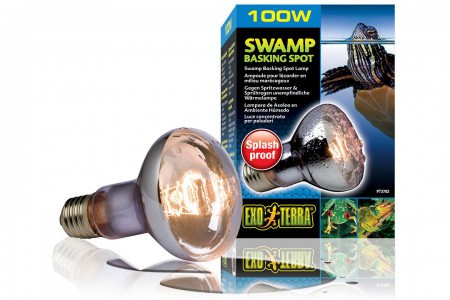 фото Лампа накаливания для террариума exo terra swamp basking spot , 100 вт