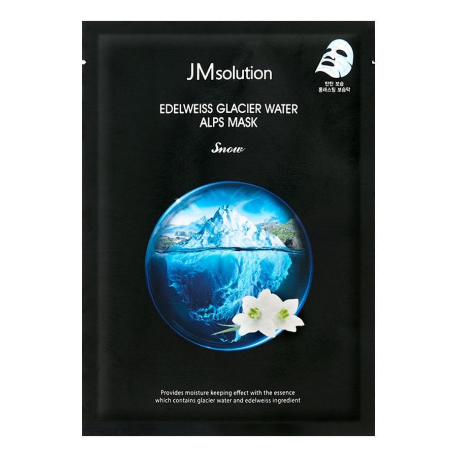 

Тканевая маска JMsolution Edelweiss Glacier Water Alps Mask Snow с экстр. эдельвейса 30 мл