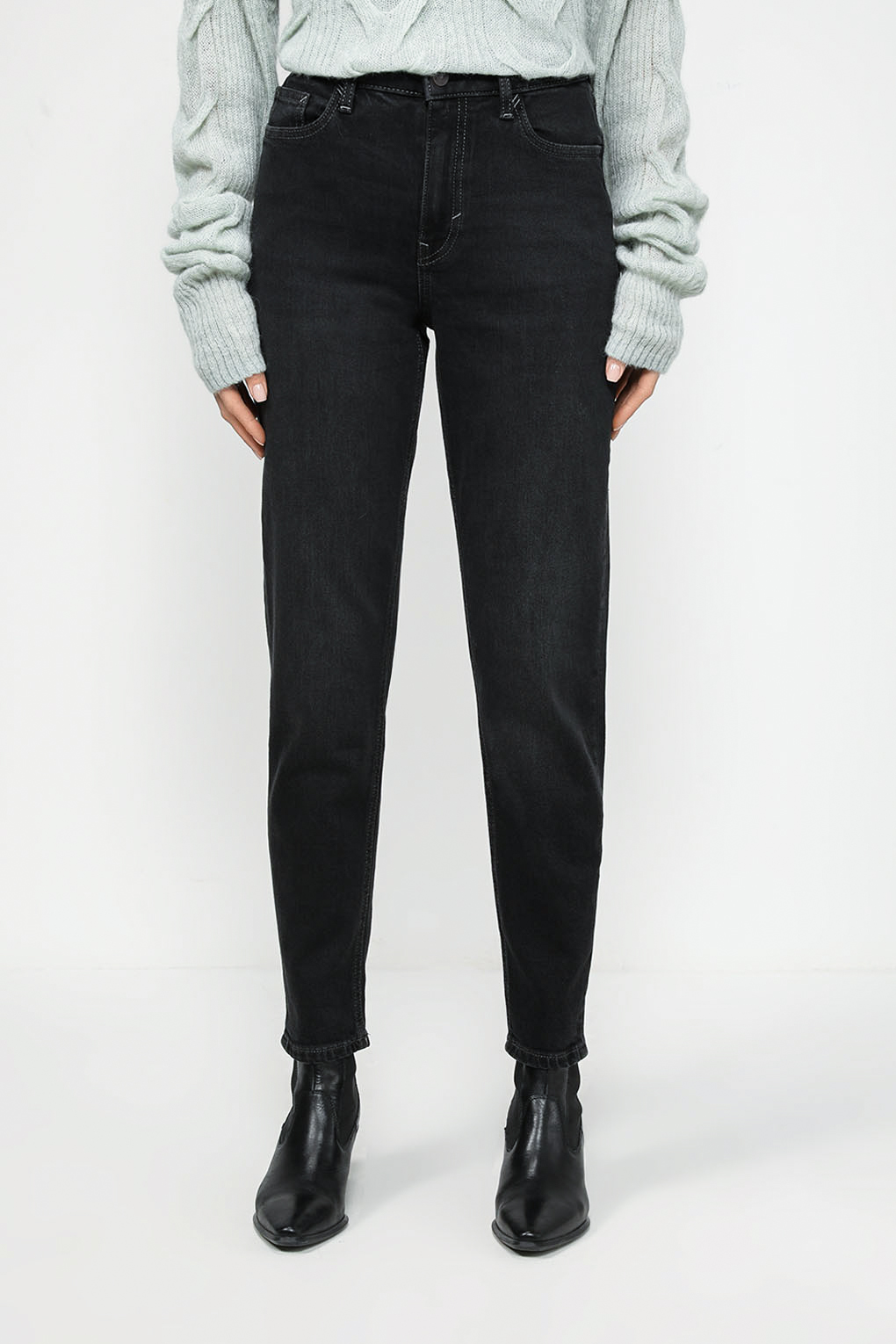 

Джинсы женские Esprit Casual 093EE1B336 черные 29, Черный, 093EE1B336