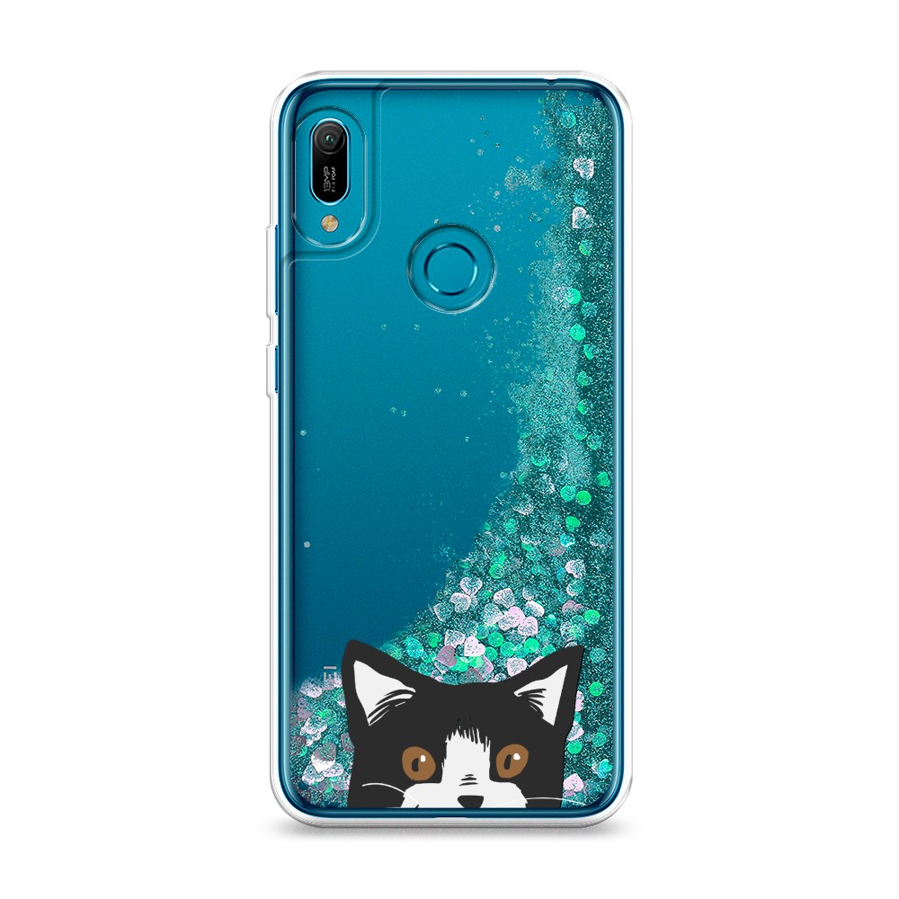 

Чехол Awog "Подглядывающий кот" на Huawei Y6 2019/Huawei Honor 8a/8a Pro/Y6s, 68695-1