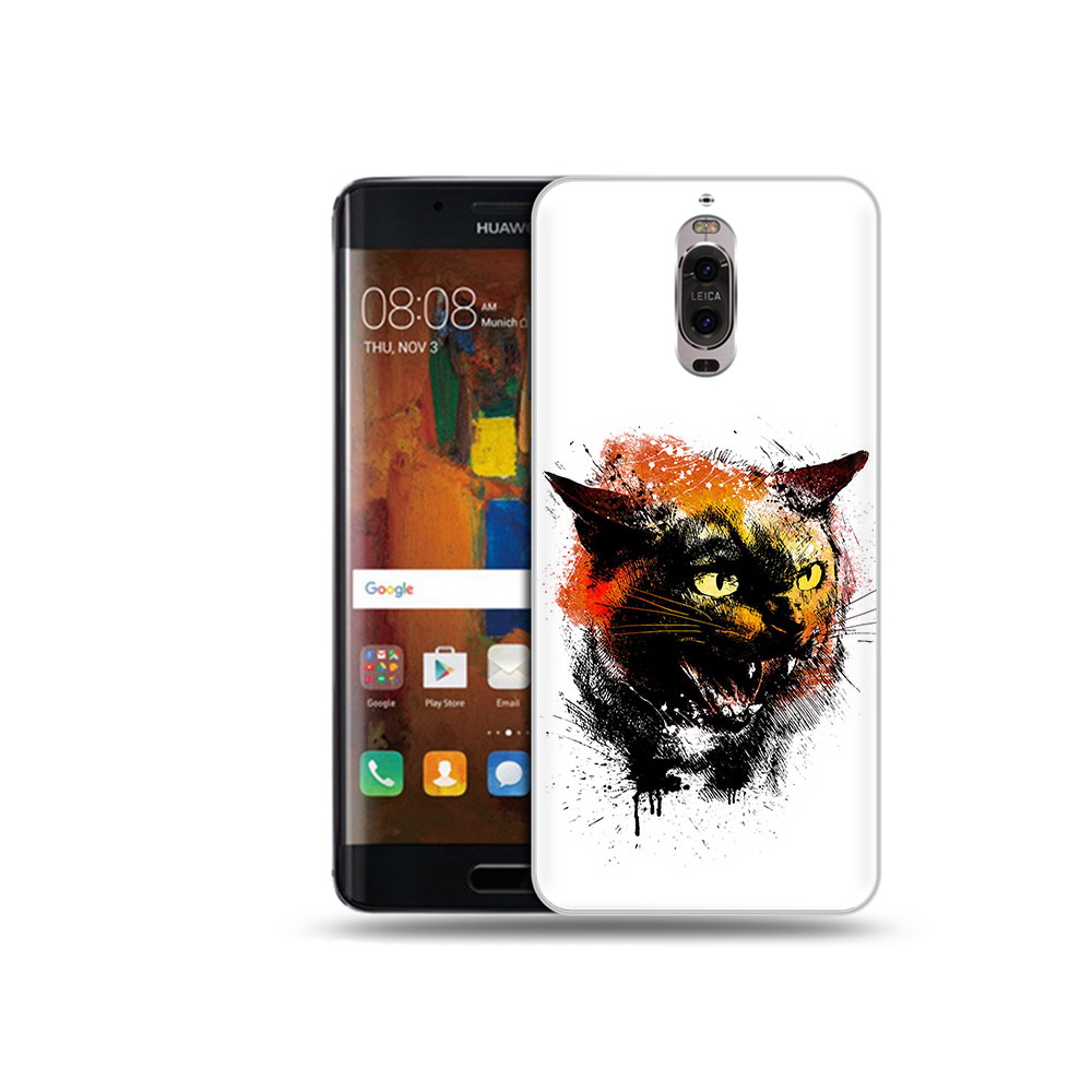 

Чехол MyPads Tocco для Huawei Mate 9 Pro сиамский кот (PT50613.55.598), Прозрачный, Tocco