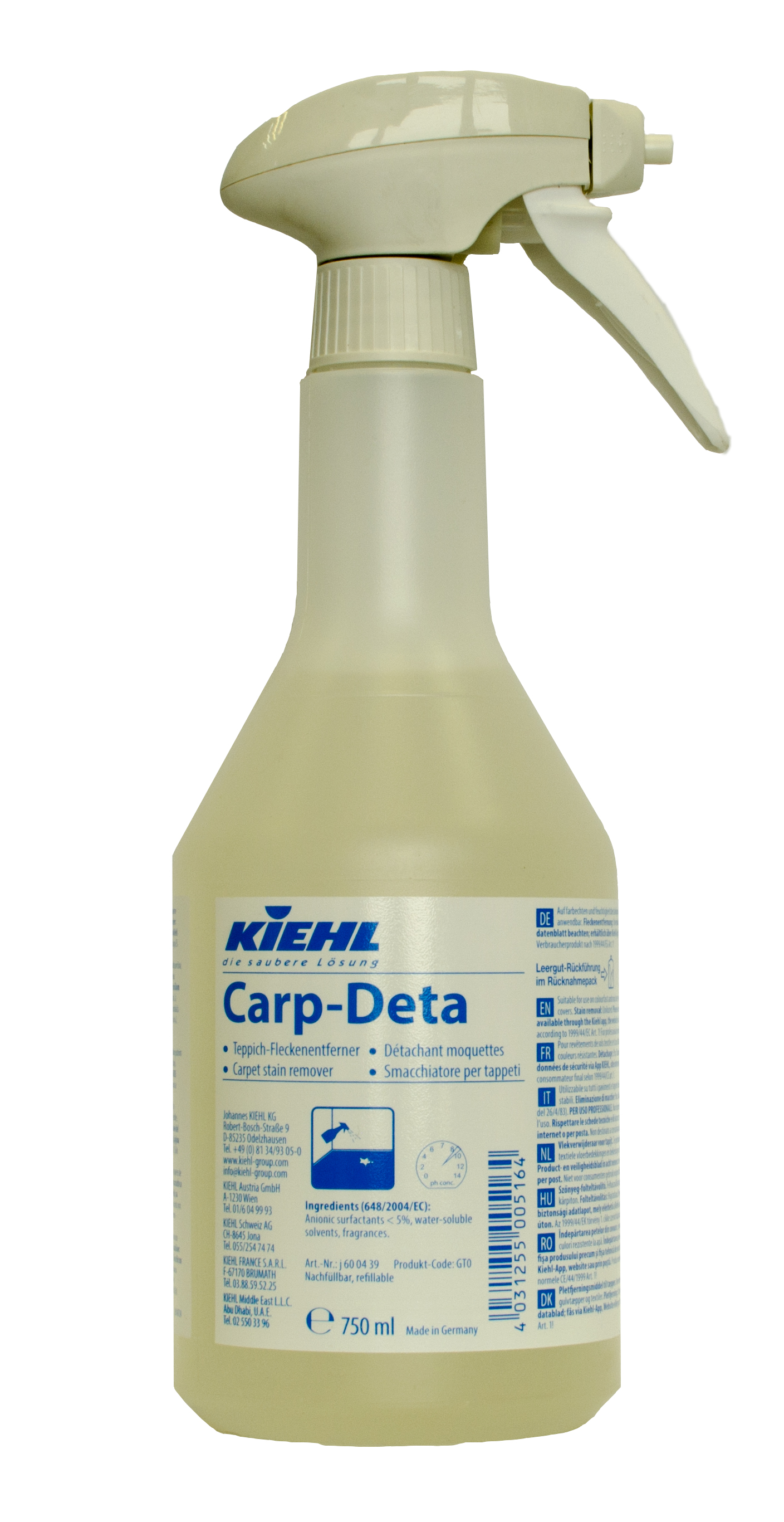 

Пятновыводитель Kiehl Carp-Deta 750 мл, Kiehl Carp-Deta