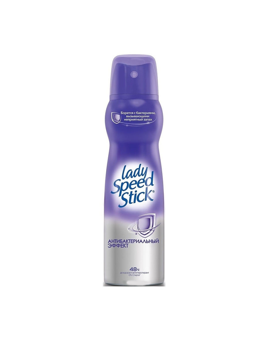 

Дезодорант LADY SPEED STICK Антибактериальный эффект спрей, 150 мл