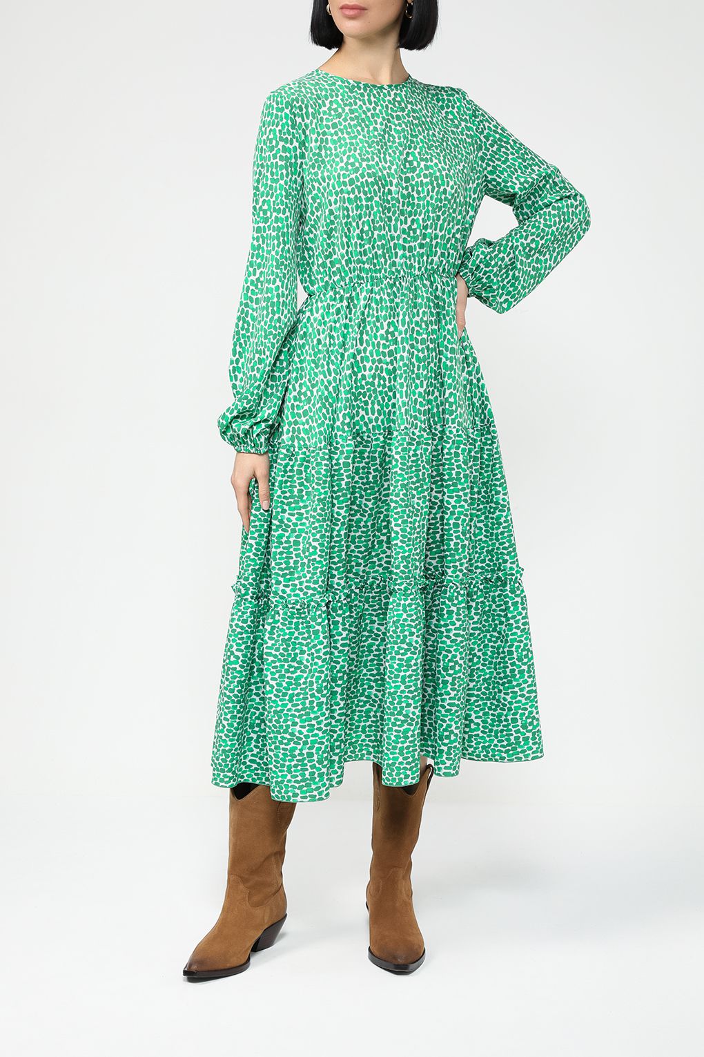 Платье женское BELUCCI BL23075366-004 зеленый зеленое XL