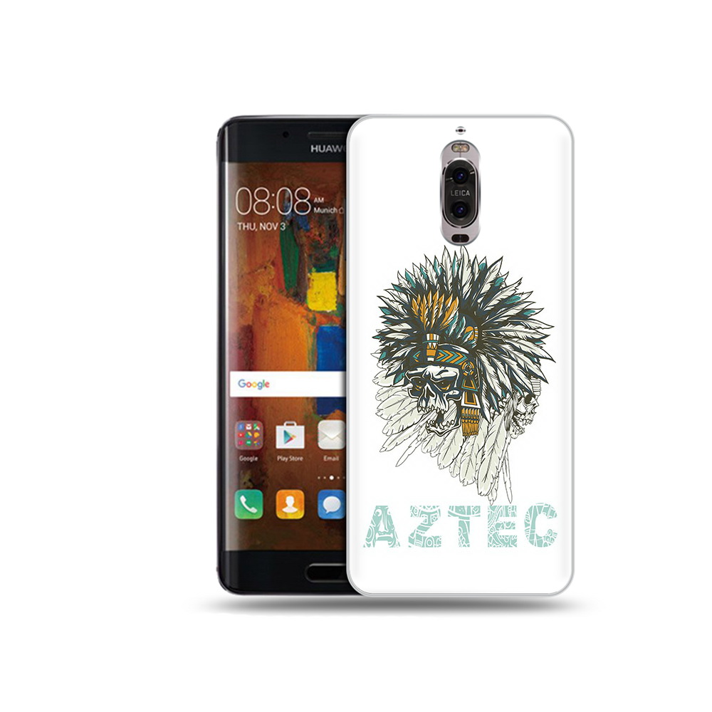 

Чехол MyPads Tocco для Huawei Mate 9 Pro скелет индеец (PT50613.55.602), Прозрачный, Tocco