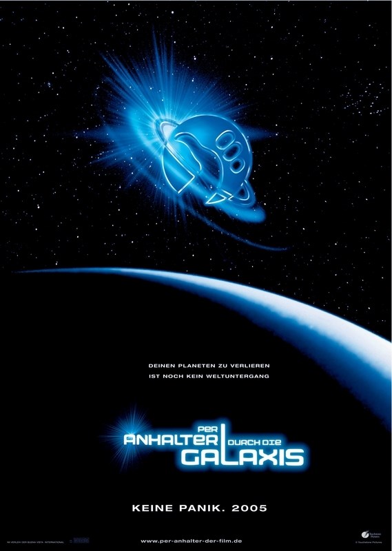 

Постер к фильму "Автостопом по галактике" (The Hitchhiker's Guide to the Galaxy) A1