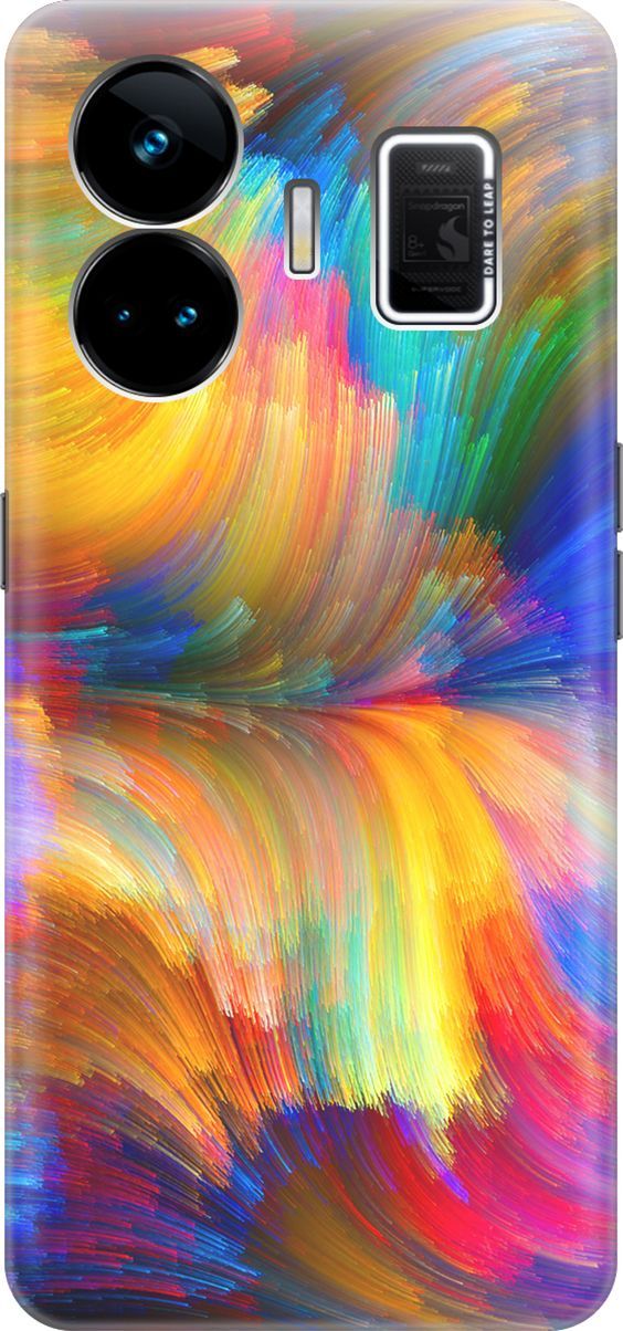 

Чехол на Realme GT Neo 5 "Акварельное небо", Желтый;фиолетовый, 158664