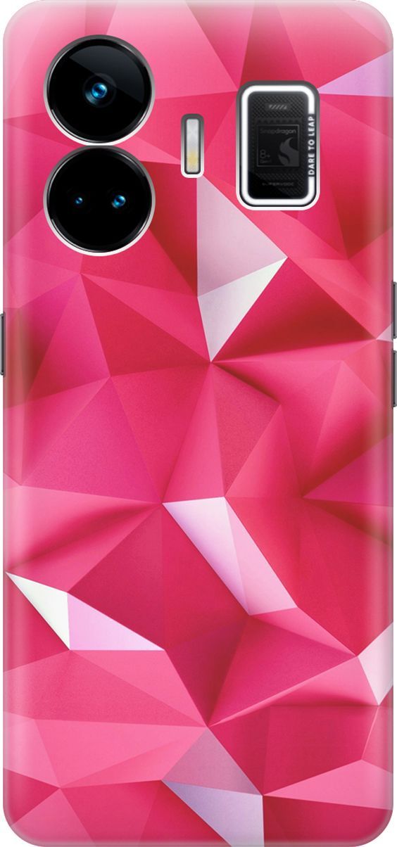 

Чехол на Realme GT Neo 5 "Малиновые ромбы", Красный;розовый, 158664