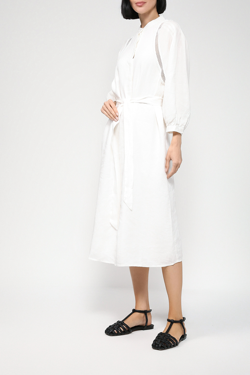 Платье женское Esprit Collection 033EO1E307 белое 38