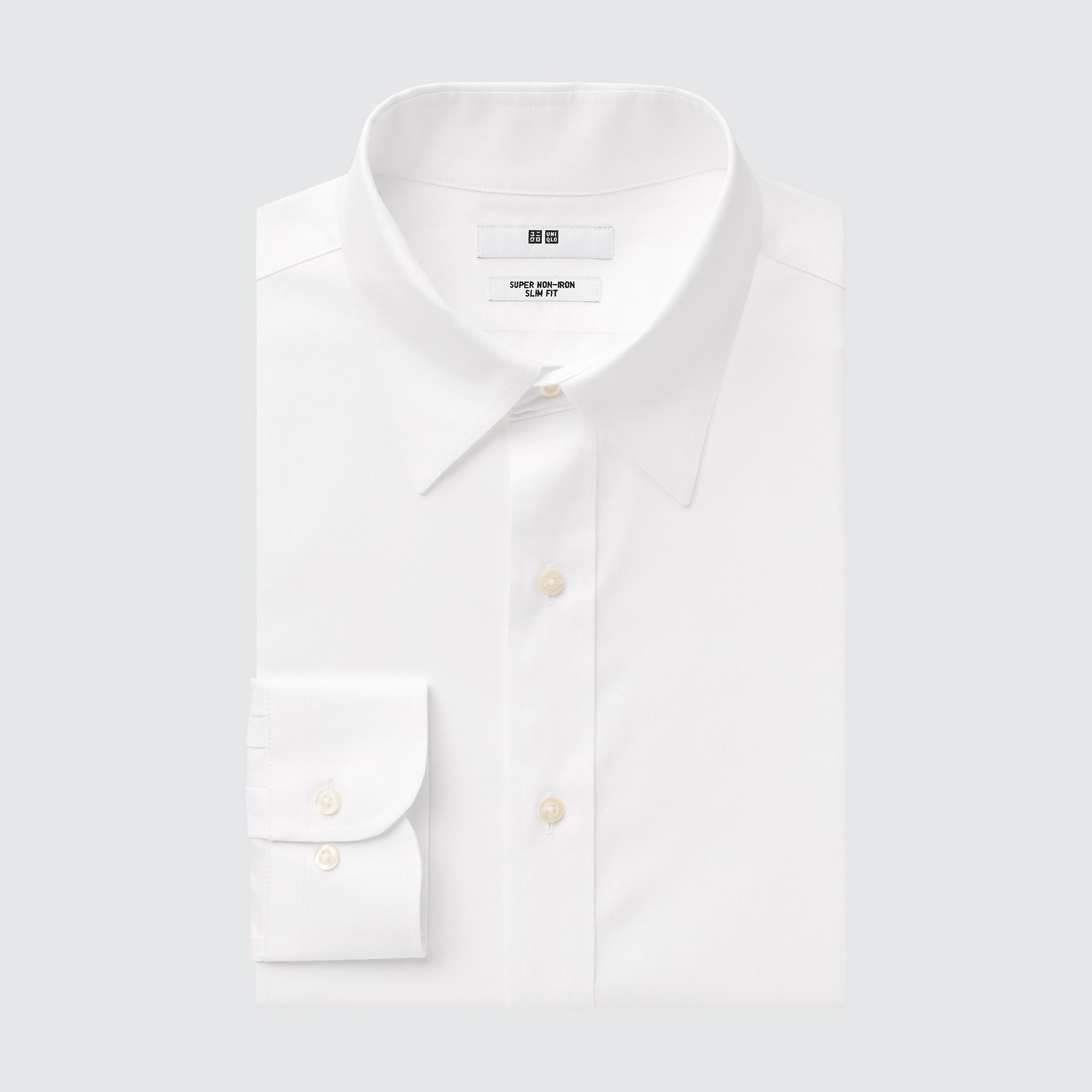 Рубашка мужская UNIQLO 453094COL00 белая S (доставка из-за рубежа)