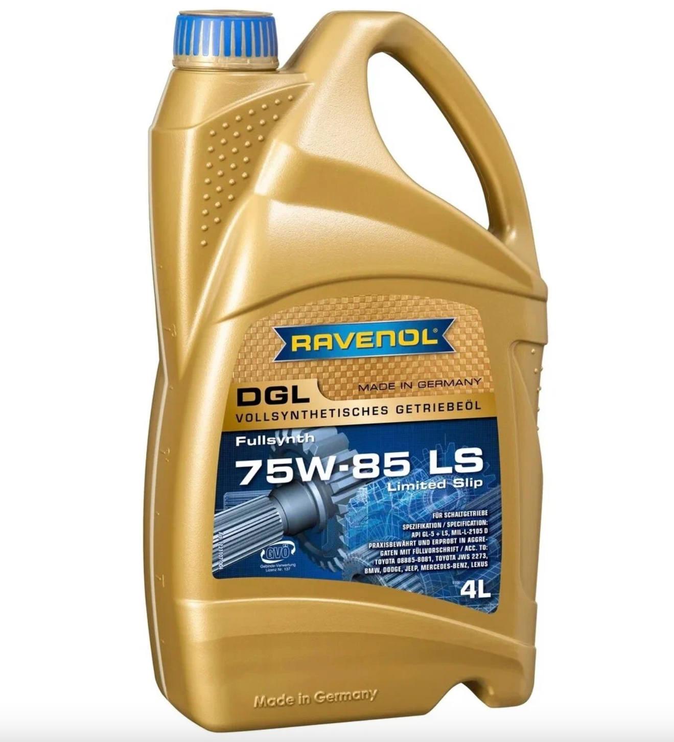 

Трансмиссионное масло RAVENOL 1221107004 DGL 75W-85