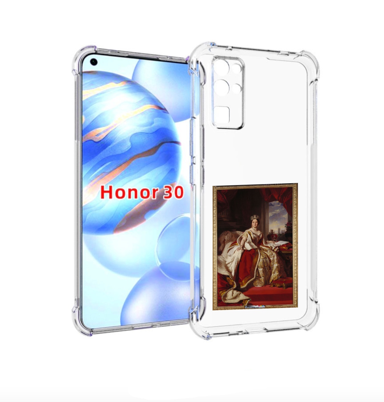 

Чехол бампер MyPads елизавета-2 для Honor 30 (BMH-AN10) противоу, Прозрачный, Tocco