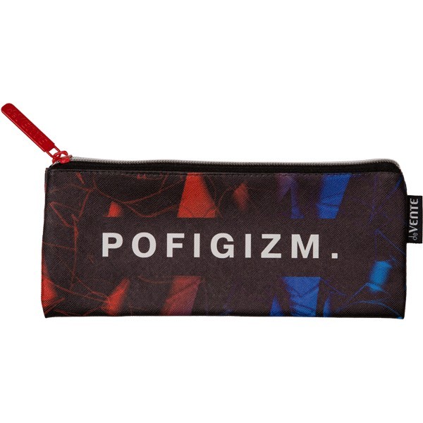 

Пенал deVENTE Pofigizm 21,5x9x1 см для 35 предметов, Черный