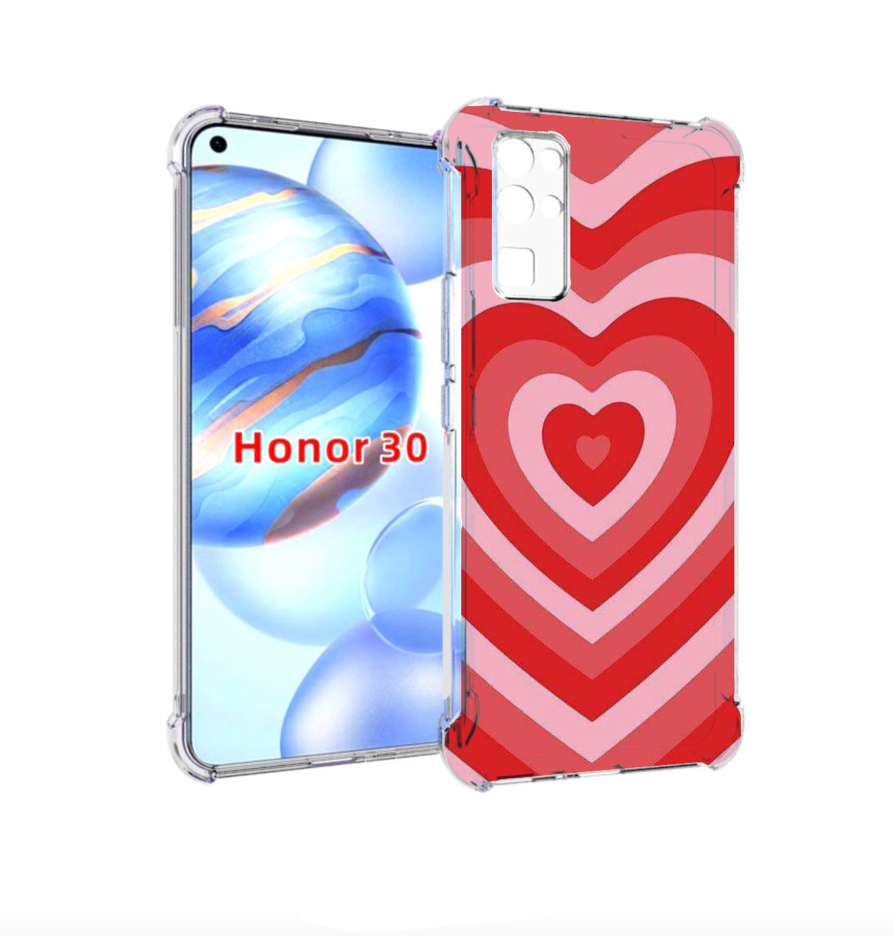

Чехол бампер MyPads завораживающее сердце женский для Honor 30 (, Прозрачный, Tocco