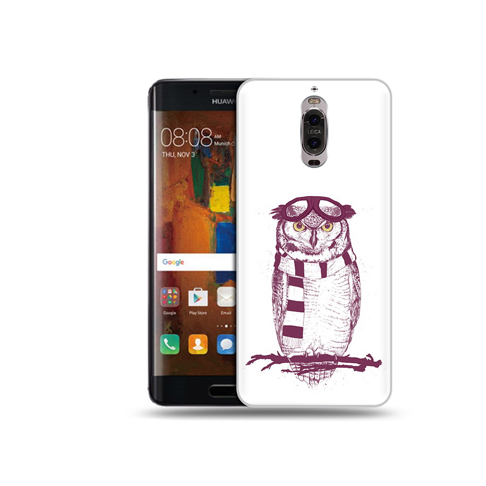 

Чехол MyPads Tocco для Huawei Mate 9 Pro сова-летчик (PT50613.55.612), Прозрачный, Tocco