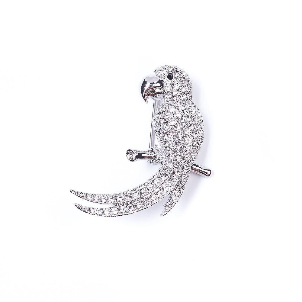 

Брошь из бижутерного сплава с swarovski Moon Paris MoS-22.03-034, MoS-22.03-034
