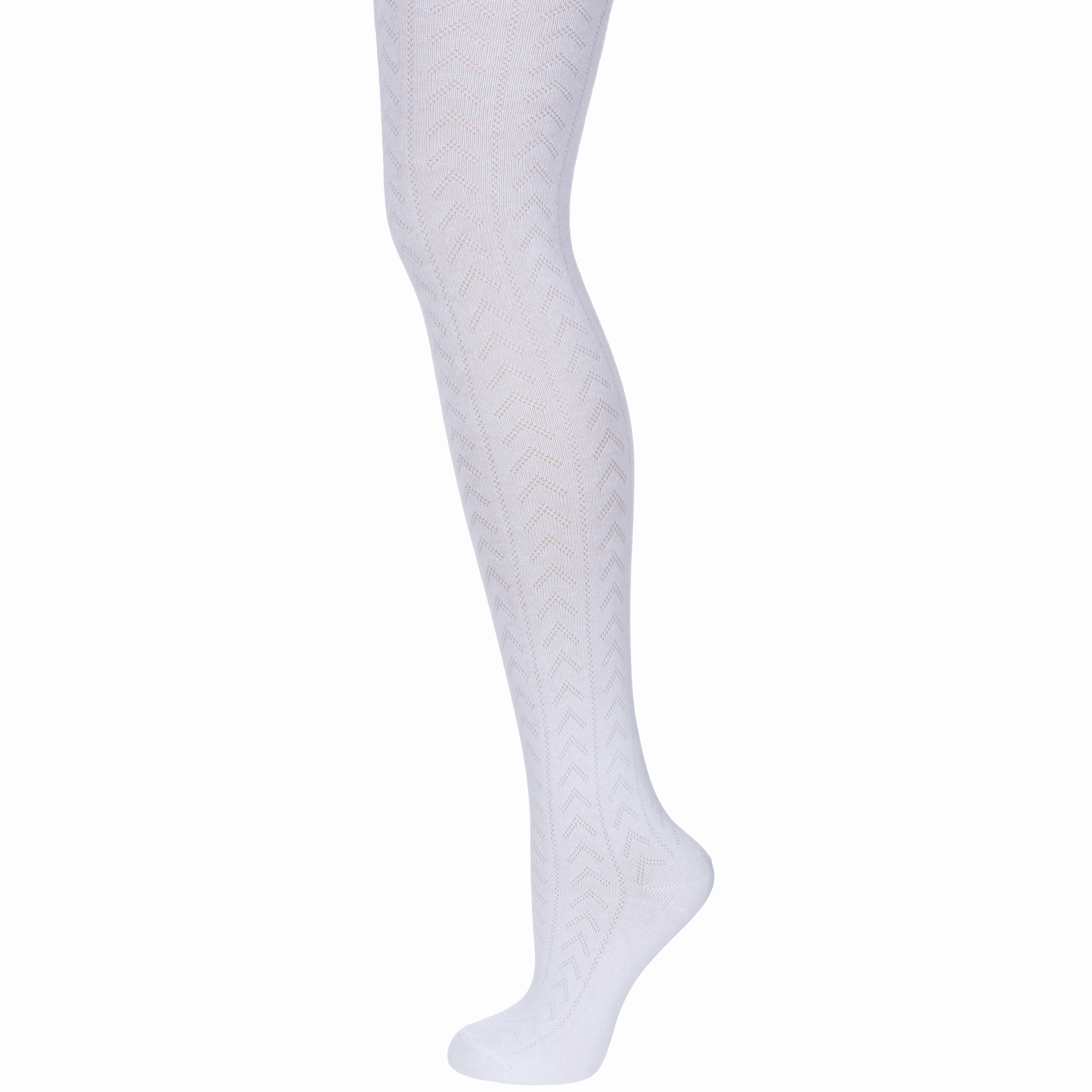 Колготки детские Para Socks K2D8, белый, 110-116 колготки детские para socks k2d8 бордовый 110 116