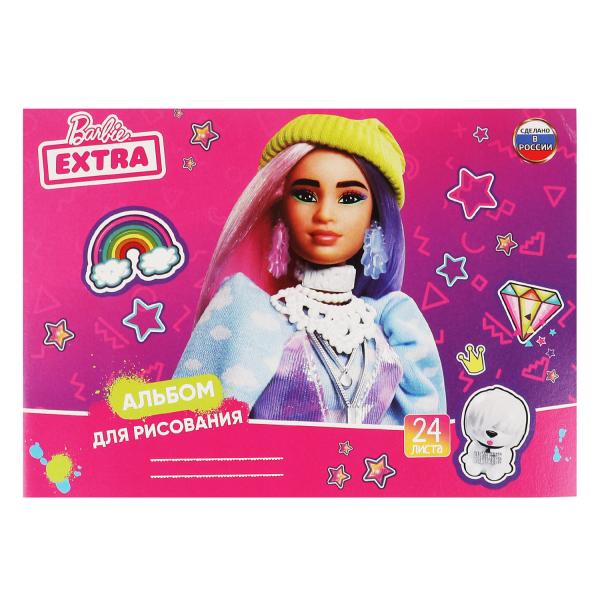 

Альбом д/рис БАРБИ 24л скр диз 1 барби экстра Умка в кор.30шт