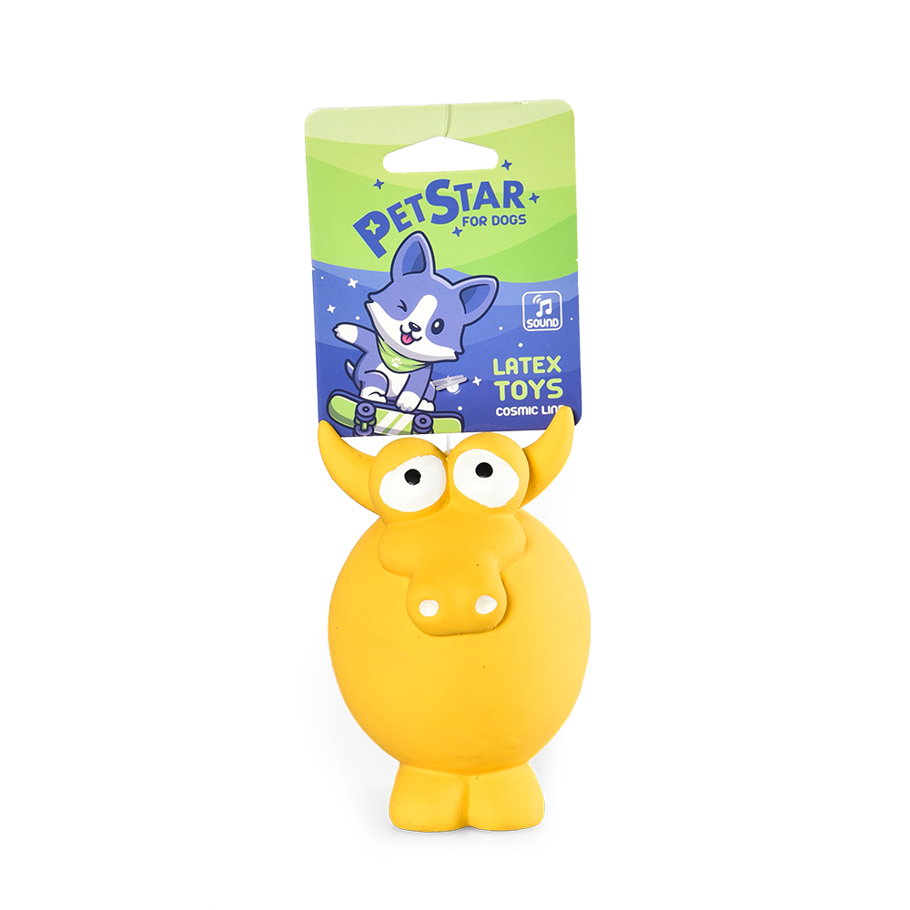 

Игрушка для собак PET STAR Бычок латекс, 12х6х7см, Бычок