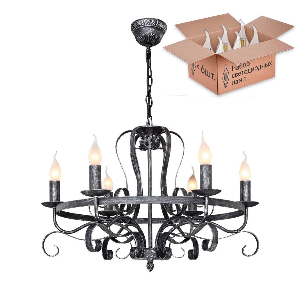 Люстра с лампочками F-Promo Palermo 2162-6P+Lamps