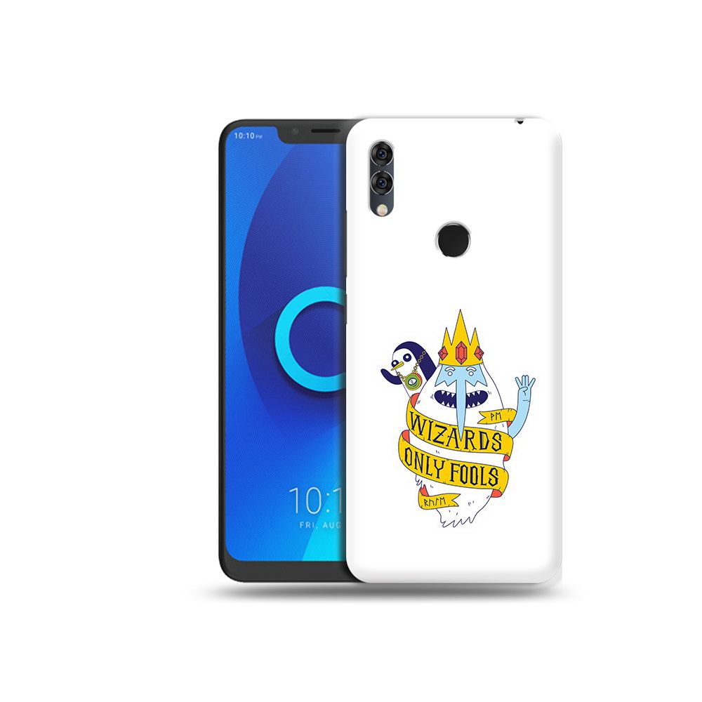 

Чехол MyPads Tocco для Alcatel 5V время приключений снежный король, Прозрачный, Tocco