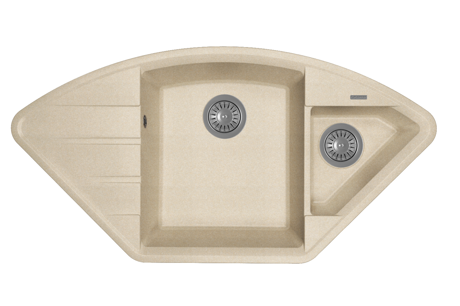 

Flortek Мойка кухонная Flortek Крокус 980 песочная, Крокус