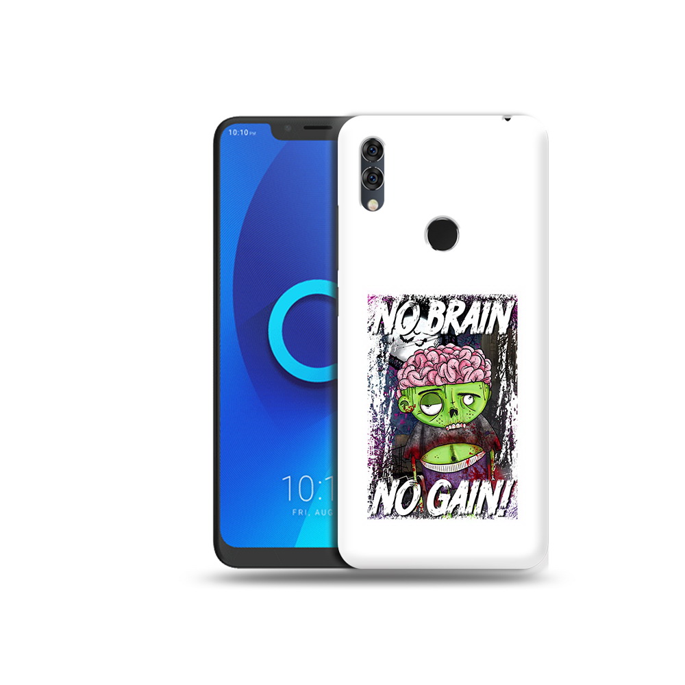 

Чехол MyPads Tocco для Alcatel 5V глупый зомби, Прозрачный, Tocco