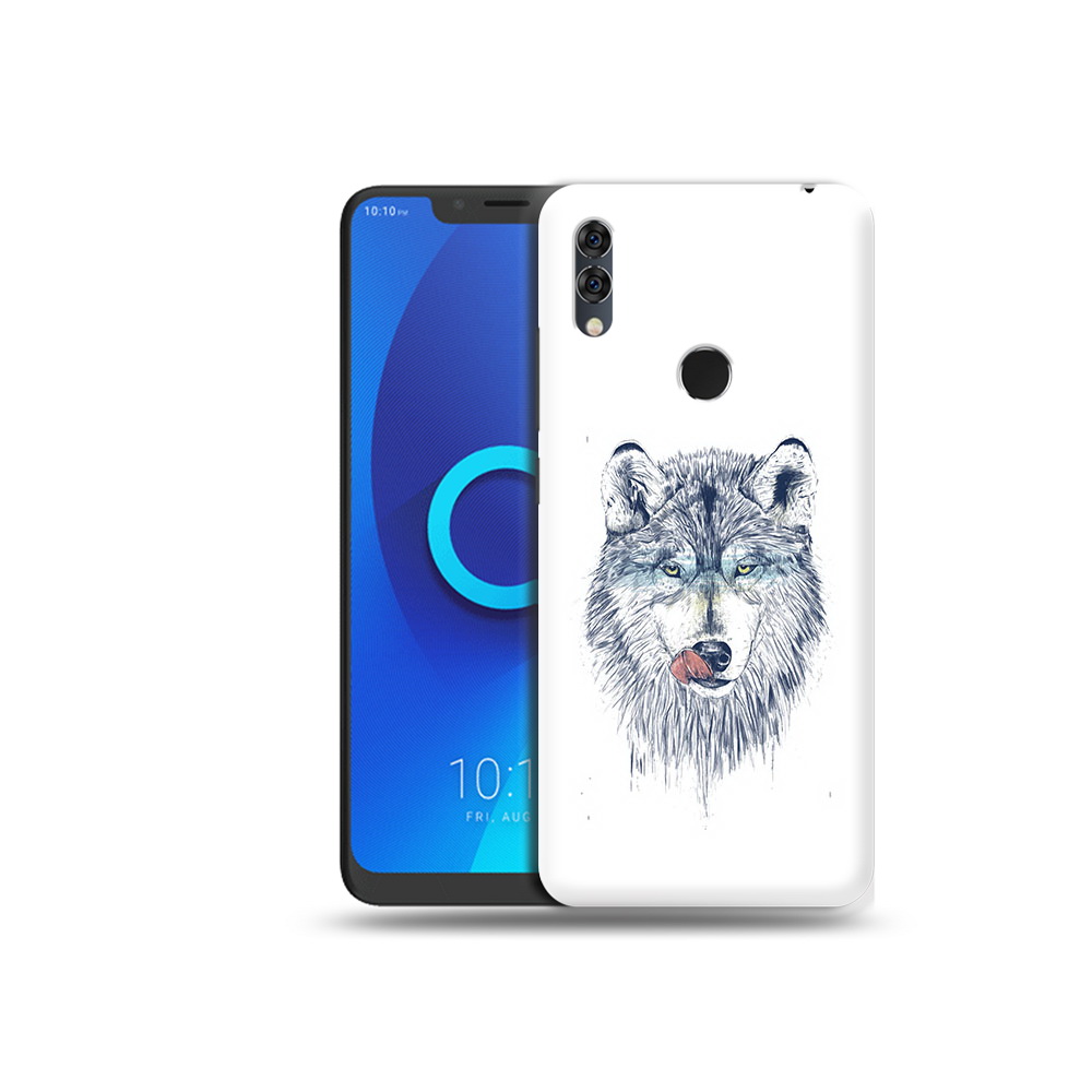 

Чехол MyPads Tocco для Alcatel 5V голодгый волк, Прозрачный, Tocco