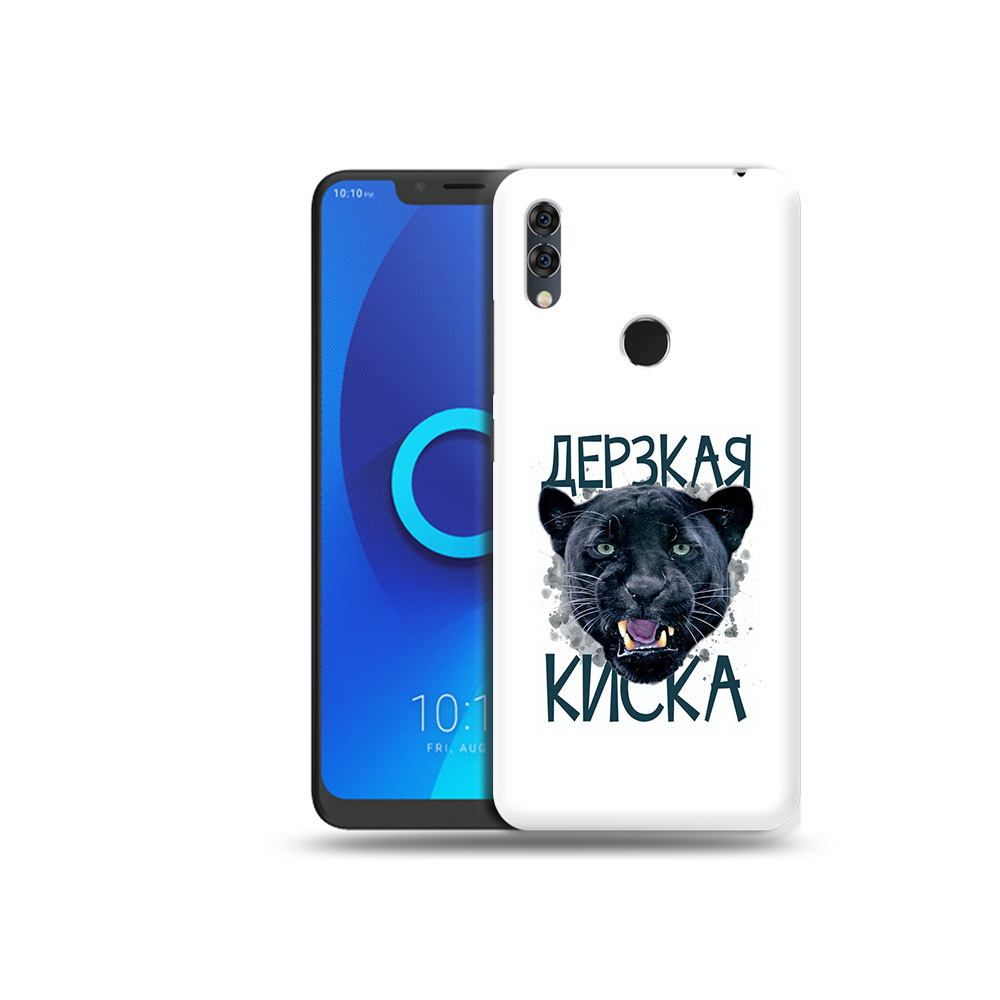 

Чехол MyPads Tocco для Alcatel 5V дерзкая киска, Прозрачный, Tocco