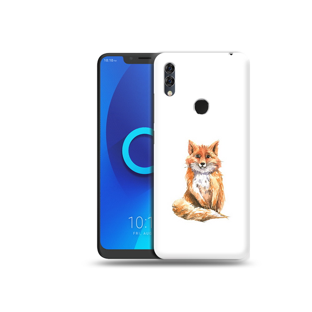 

Чехол MyPads Tocco для Alcatel 5V детская лиса, Прозрачный, Tocco