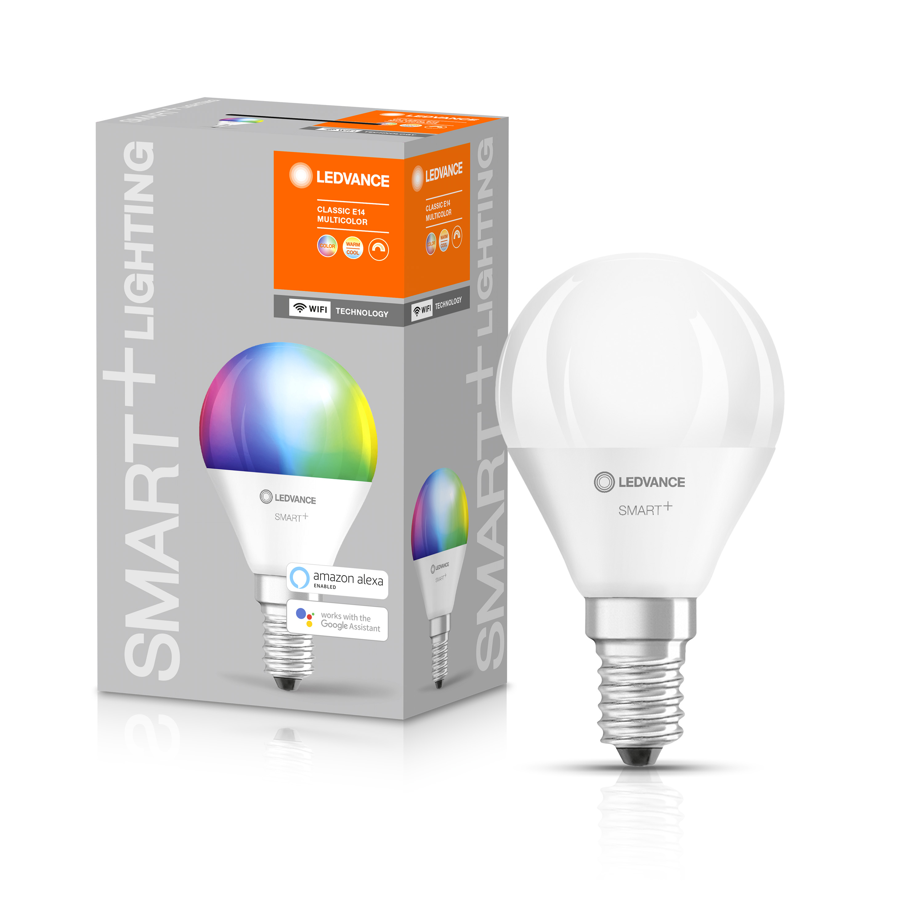 Лампа Ledvance SMART+ WiFi Mini Bulb Multicolour 40 5 W/2700…6500K E14 Wi-Fi Яндекс