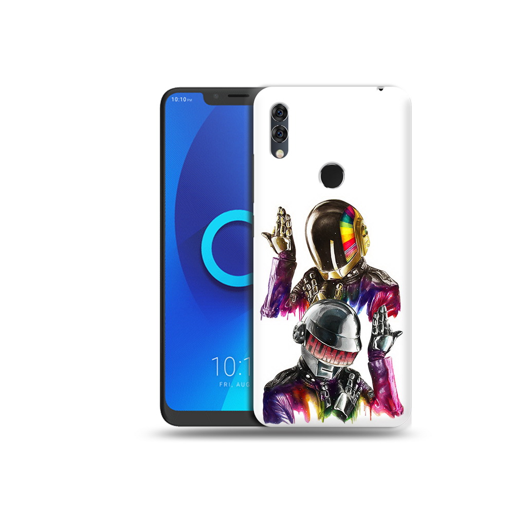 

Чехол MyPads Tocco для Alcatel 5V диско космонавты, Прозрачный, Tocco