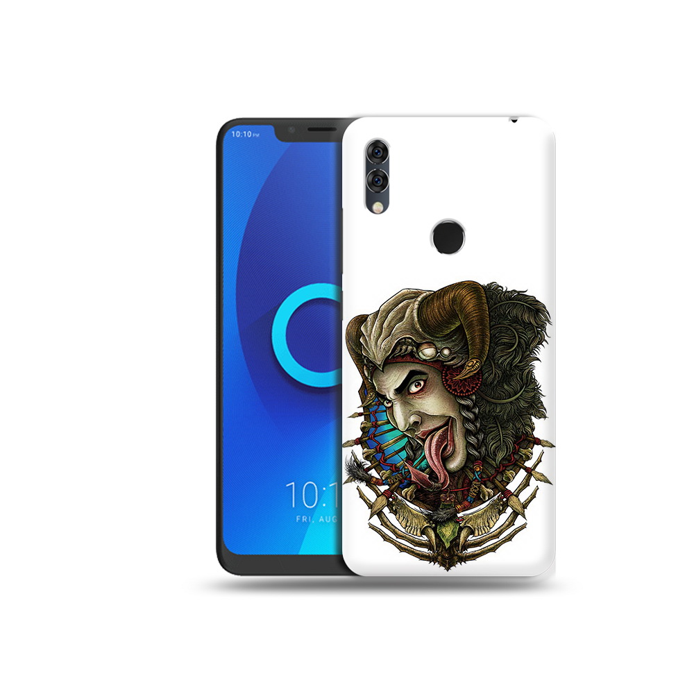 

Чехол MyPads Tocco для Alcatel 5V длинный язык, Прозрачный, Tocco
