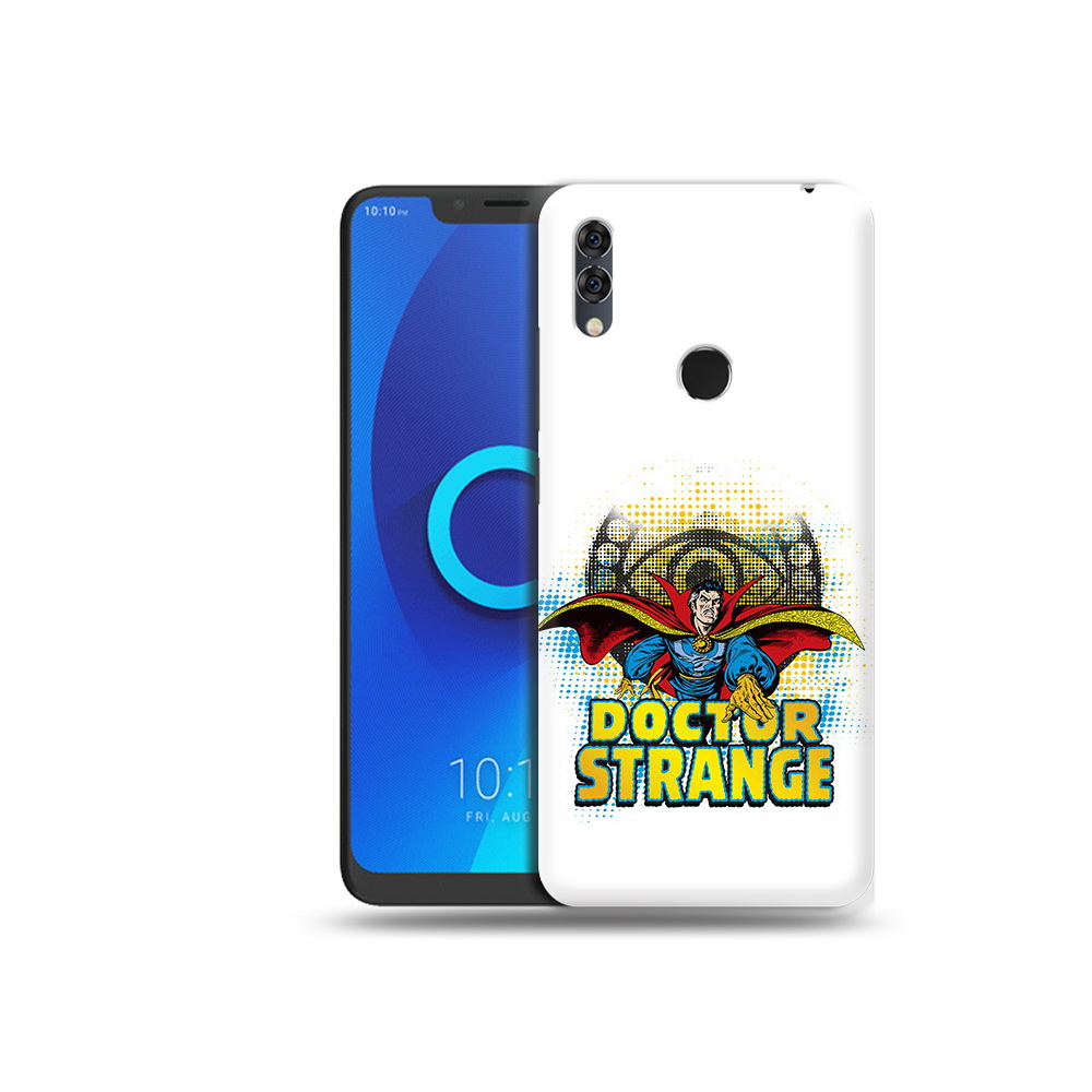 

Чехол MyPads Tocco для Alcatel 5V доктор стренж рисунок, Прозрачный, Tocco
