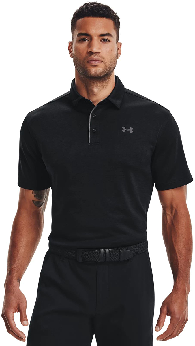 

Футболка мужская Under Armour Tech Polo черная 3XL, Черный, Tech Polo