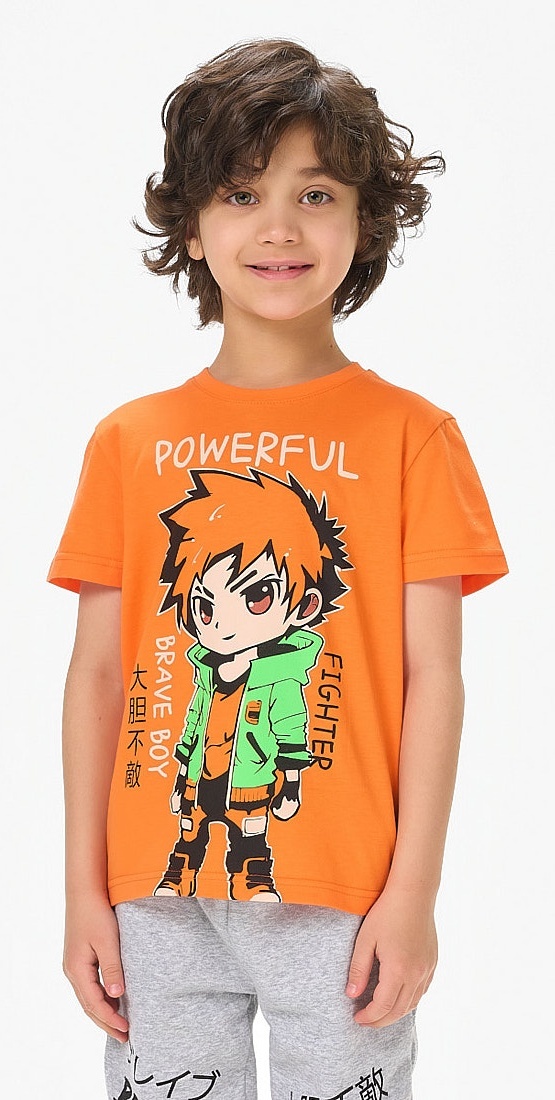 

Футболка детская Kari Kids SS24C51500520, оранжевый, 110, 222963