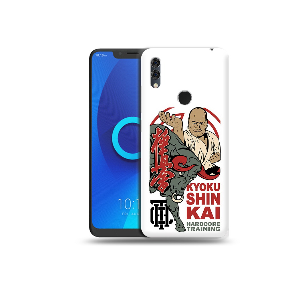 

Чехол MyPads Tocco для Alcatel 5V единоборства рисунок, Прозрачный, Tocco