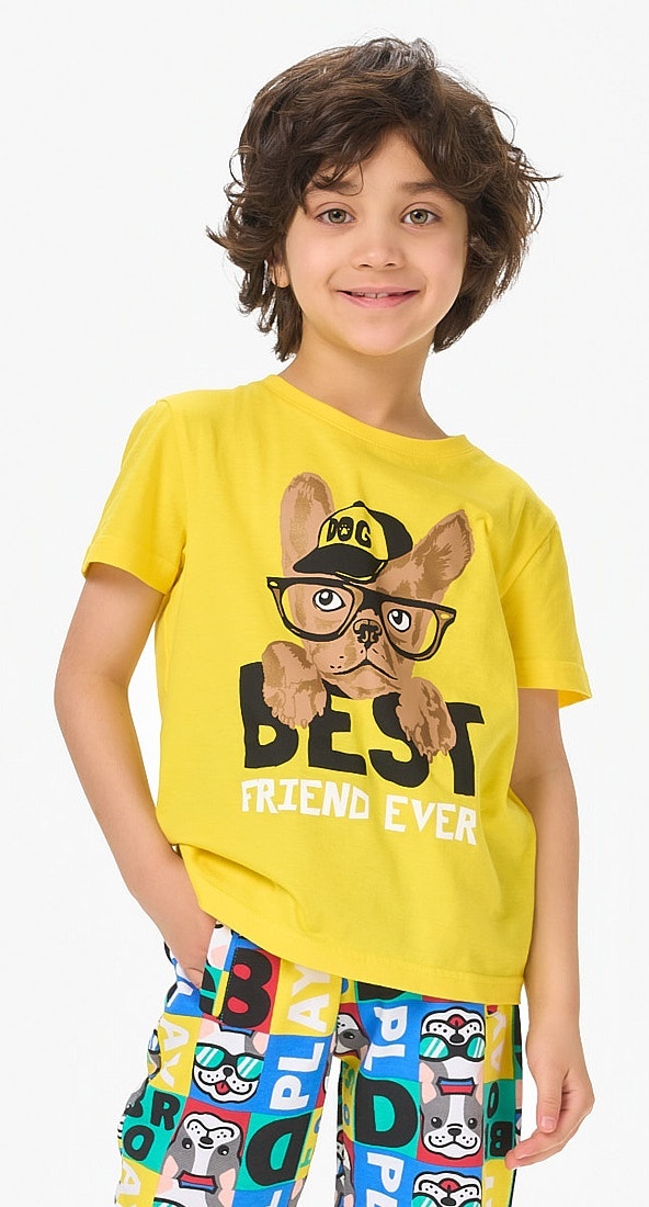 

Футболка детская Kari Kids SS24C53400521, желтый, 104, 222964