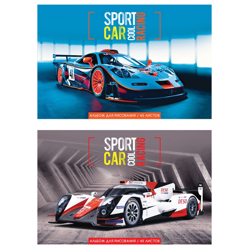 

ArtSpace 40 листов А4 на скрепке Cool sport car, 40 листов, А4, на скрепке, "Cool sport car"