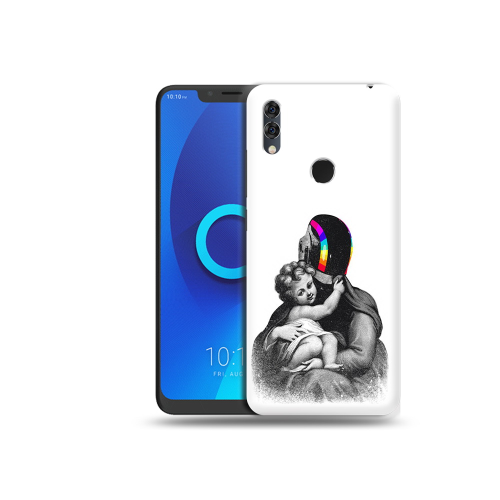 

Чехол MyPads Tocco для Alcatel 5V защитник в шлеме, Прозрачный, Tocco
