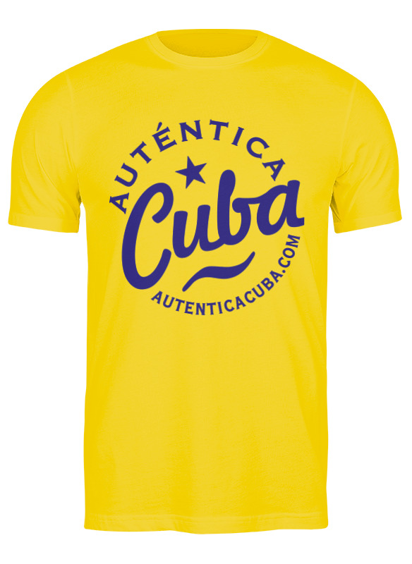 

Футболка мужская Auténtica cuba 3399962 Printio желтая S, Auténtica cuba 3399962