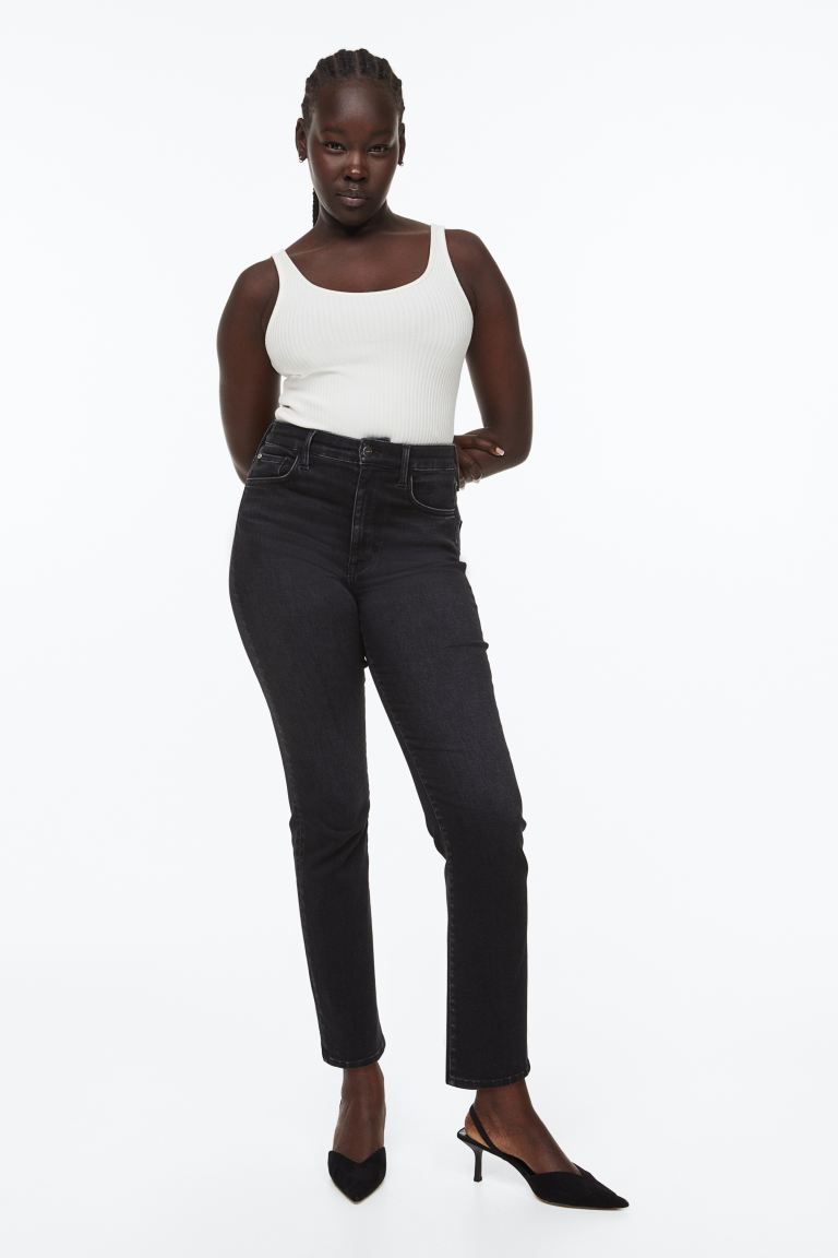 

Джинсы женские H&M 1091545001 черные XL (доставка из-за рубежа), Черный, 1091545001