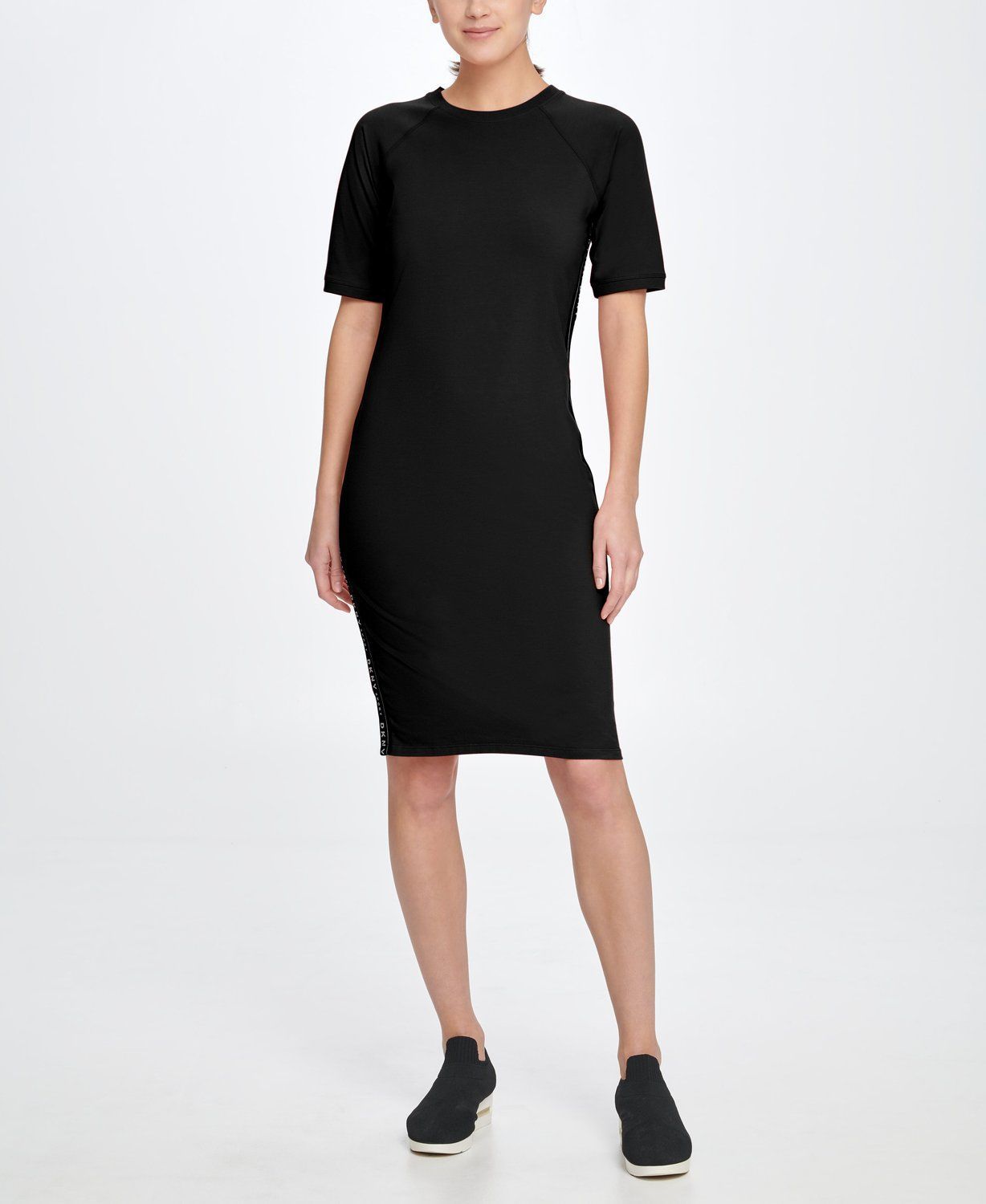 

Платье-футболка женское DKNY DP0D4250 черное S, DP0D4250