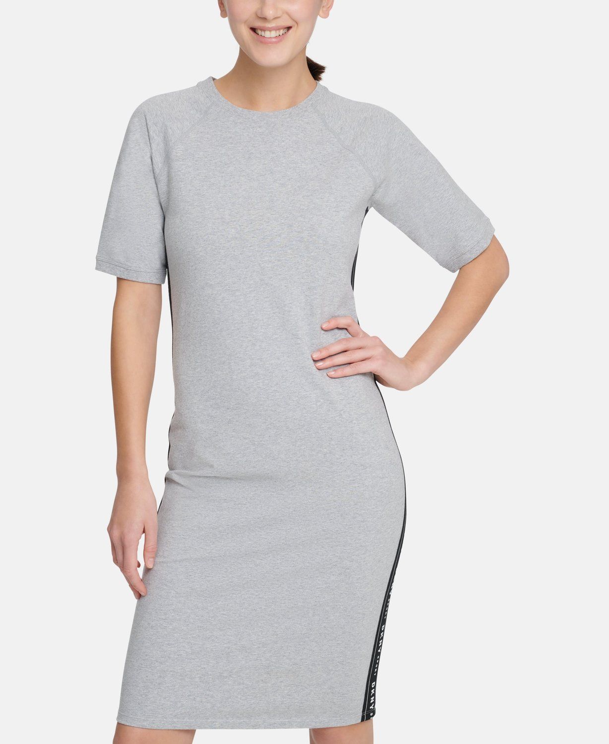

Платье женское DKNY DP0D4250 серое XS, DP0D4250
