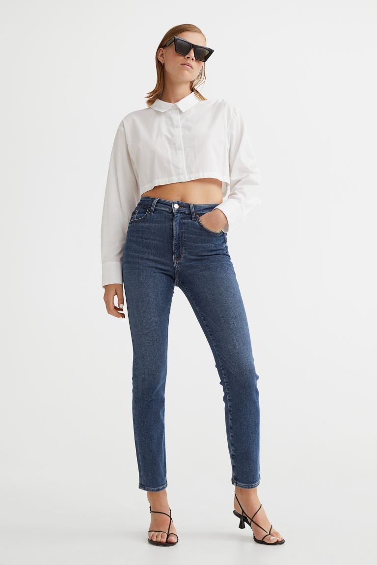 

Джинсы женские H&M 1091545002 синие S (доставка из-за рубежа), Синий, 1091545002